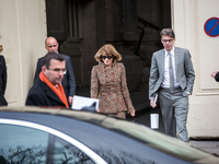 ANNA Wintour  at the Fashion Week at le Grand Palais with the Chanel runway, in Paris, France, on January 27, 2015. (