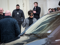 Kris Jenner at the Fashion Week at le Grand Palais with the Chanel runway, in Paris, France, on January 27, 2015. (