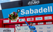 Maximilian Schachmann of Bora-Hansgrobe Team in the podium of second stage of 59th Itzulia...