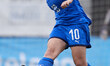 Marta Mascarello of Italy does passed during the international friendly match between Norw...