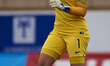Aurora Mikalsen of Norway controls the ball during the international friendly match betwee...
