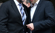 Greek Prime Minister AlexisTsipras (R) and European Parliament President Martin Schulz exi...