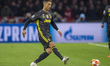 Cristiano Ronaldo of Juventus kicks the ball during the UEFA Champions League Quarter Fina...