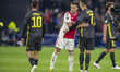 Cristiano Ronaldo of Juventus and Dusan Tadic of Ajax during the UEFA Champions League Qua...