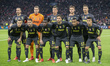 Juventus Football team poses for a photo during the UEFA Champions League Quarter Final ma...