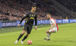 Cristiano Ronaldo of Juventus and Joel Veltman of Ajax during the UEFA Champions League Qu...