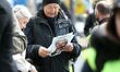 Pro Assange protesters protest in front of the the headquarters of the French Daily Newspa...