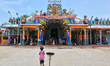Nainativu Nagapooshani Amman Hindu Temple along the Palk straight on Nainativu Island in t...