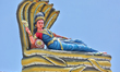 Figures of Hindu deities adorn the Nainativu Nagapooshani Amman Hindu Temple located on Na...