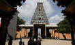 Nainativu Nagapooshani Amman Hindu Temple along the Palk straight on Nainativu Island in t...