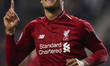 Virgil Van Dijk defender of Liverpool celebrates after scoring a goal during the UEFA Cham...