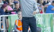 Northampton Town's manager Keith Curle during the second half of the Sky Bet League 2 matc...