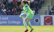 Kirstie Levell of Everton Ladiesduring Women's Super League match between Arsenal and Ev...