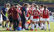 Head Coach Joe Montemurro of Arsenal  having wordsduring Women's Super League match betw...