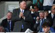Sir Alex Ferguson and Alex McLeish in the crowd during the Sky Bet League 1 match between...