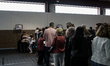Polling station in Germans Sabat distric in Girona, Spain, on April 28, 2019. -  Spaniards...