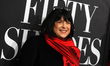 E. L. James attend the 'Fifty Shades Of Grey' New York fan first screening at Ziegfeld The...