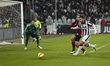 Carlos Tevez and Rodriguez Diego Lopez during the Serie A match between Juventus FC and AC...
