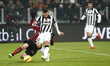  Carlos Tevez in action during the Serie A match between Juventus FC and AC Milan at Juven...