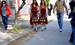 People gather in small Bulgarian town of Rakovsky, home of one of few Catholic communities...