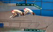 Philippe GAGNE and Francois IMBEAU-DULAC of Canada compete in the Men's 3 3 meter Synchro...