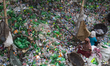Dhaka,BangladeshWomen working in plastic bottle recycling factory.Millions of working wo...