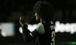 The captain of Juventus Women Sara Gama greets the fans during the serie A match between J...