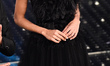 Rocio Munoz Morales attends the fourth night of 65th Festival di Sanremo on February 13, 2...