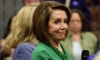 Speaker Nancy Pelosi attends a forum on education at Delaware County College in Media, PA...