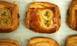 A  revisited chocolatine with bananas. The first World Cup of Chocolatine (French pastry)...