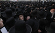 (140303) -- JERUSALEM, March 3, 2014 () --  Ultra-Orthodox Jews attend a mass anti-draft r...