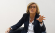 President of region Ile de France Valerie Pecresse Gives a talk at the Paris higth school...