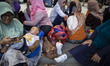 People filled Train Station at Senen-Jakarta for Homecoming celebrating with familiest at...