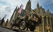 Jeep, the U.S. Army Truck, seen outside the Cathedral of Our Lady of Bayeux.On Monday, Ju...