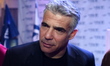 Yair Lapid, leasder of 'Yesh Atid' Party and former Israeli Finance Minister attends an el...
