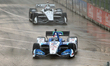 Graham Rahal (15) of United States and Rahal Letterman Lanigan Racing makes the turn durin...
