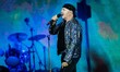 The italian rock singer and song-writer Vasco Rossi performing live at Stadio Giuseppe Mea...