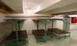 A view inside the bunker in the Chernobyl Nuclear power plant during a press tour of the l...