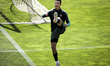 Cristiano Ronaldo of Portugal and Juventus during the training session at Bessa stadium in...
