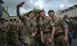Members of The Royal Yeomanry, the senior reserve light cavalry regiment of the British Ar...