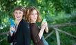 
Paola Guarnieri and Francesca Malaguti   during the presentation of RAI Radio Programs i...