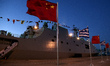  The Chinese frigate Changbaishan at the port of Piraeus. Ships of the 18th Fleet of the P...