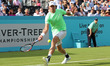 Kevin Anderson (RSA) on his way to victory over Cameron Norrie (GBR) during the Fever Tree...