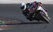 Jesko Raffin (2) of Switzerland and Dynavolt Intact GP during the test of FIM Enel MotoE W...