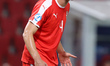Nikola Milenkovic of Serbia during the UEFA Under 21 Championship Group B match Germany v...