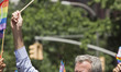 New York City Mayor and 2020 Democratic Presidential candidate Bill de Blasio marches with...