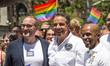 New York Governor Andrew Cuomo marches at the annual Pride Parade on Sunday, June 29, 2019...