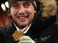 NORDIC COMBINED - 2x7,5 km - Sprint, Team winners - France's LAMY CHAPPUIS Jason.
FIS Nordic World Ski Championship 2015 in Falun, Sweden. 2...