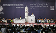 Maulana Mubashir Ahmad Khan Sahib speaks during the 43rd Jalsa Salana (annual convention)...