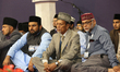 Muslims listen to speakers during the 43rd Jalsa Salana (annual convention) of the Ahmadiy...